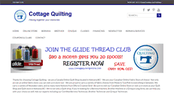 Desktop Screenshot of cottagequiltingonline.com